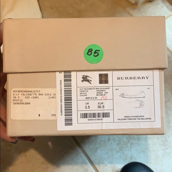 Burberry shoes leopard/ multi color - Picture 5 of 7